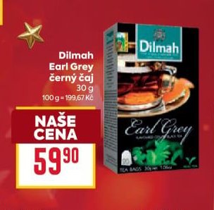 Dilmah Earl Grey černý čaj 30 g