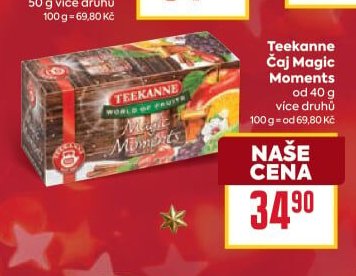 Teekanne Čaj Magic Moments od 40 g