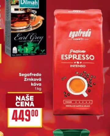 Segafredo Zrnková káva 1 kg