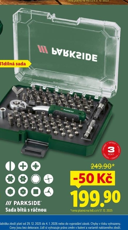 Sada bitů s ráčnou