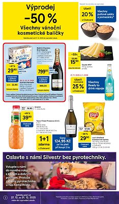 akční leták Tesco 27.12.2025-31.12.2025
