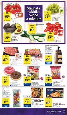 akční leták Tesco 27.12.2025-31.12.2025