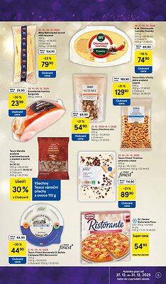 akční leták Tesco 27.12.2025-31.12.2025