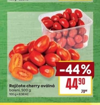Rajčata cherry oválná