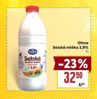Olma Selské mléko 3,9%