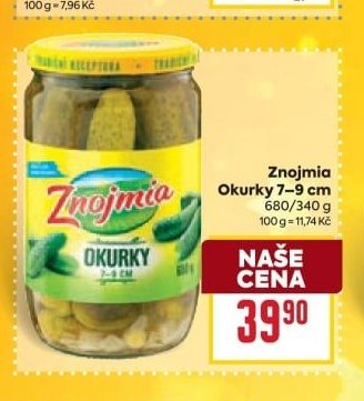 Znojmia Okurky 7-9 cm