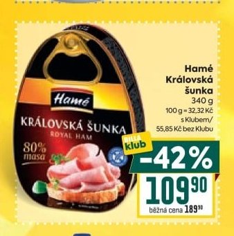 Hamé Královská šunka