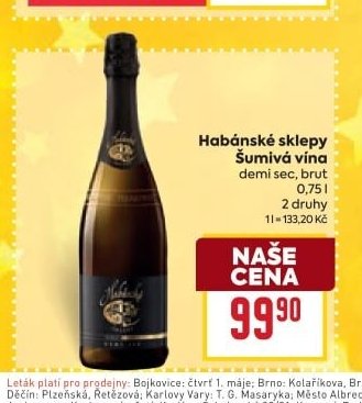 Habánské sklepy Šumivá vína