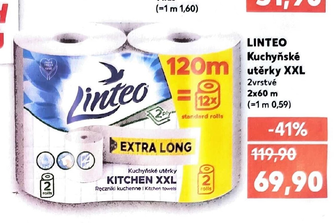 LINTEO Kuchyňské utěrky XXL