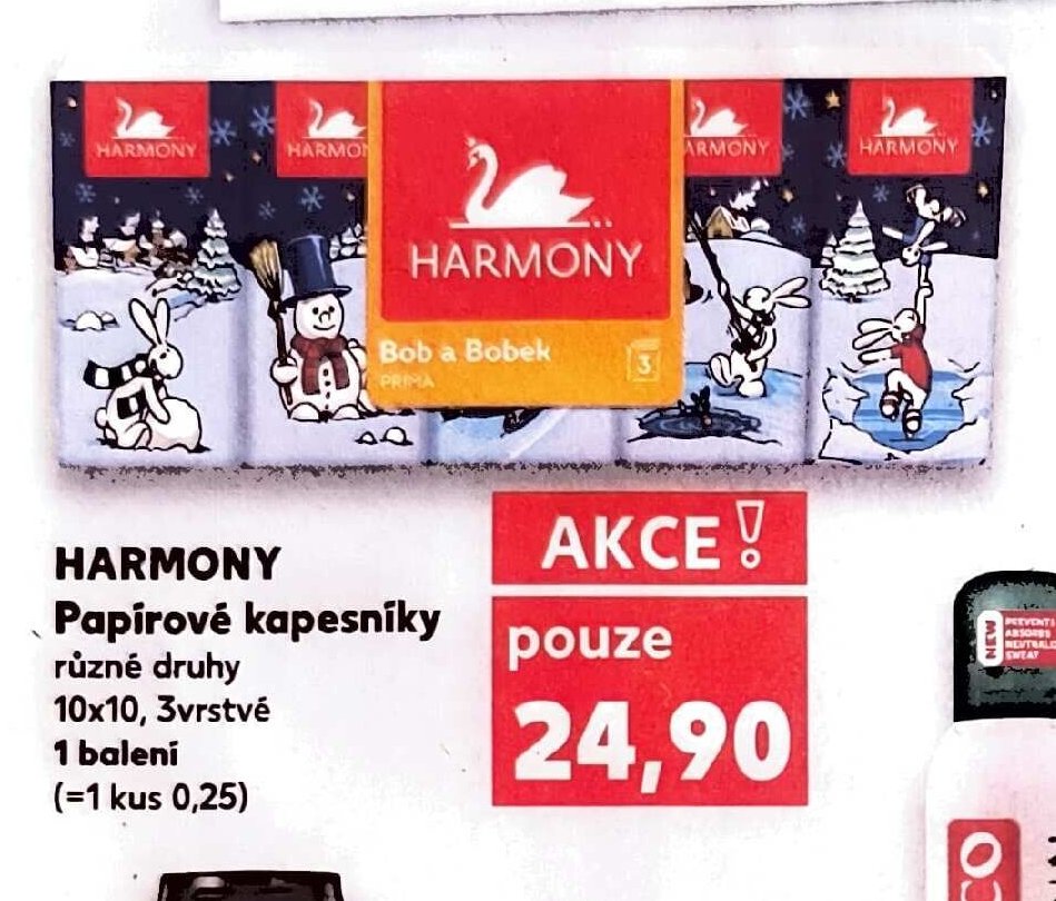 HARMONY Papírové kapesníky