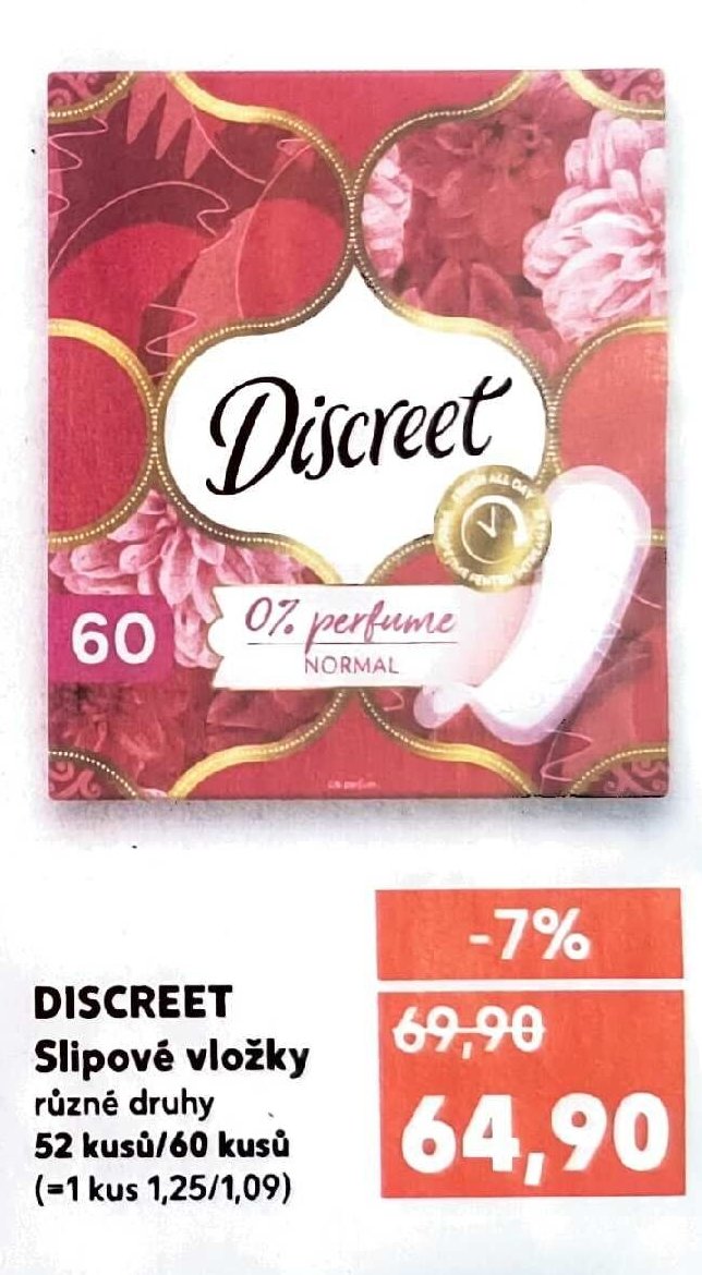 DISCREET Slipové vložky