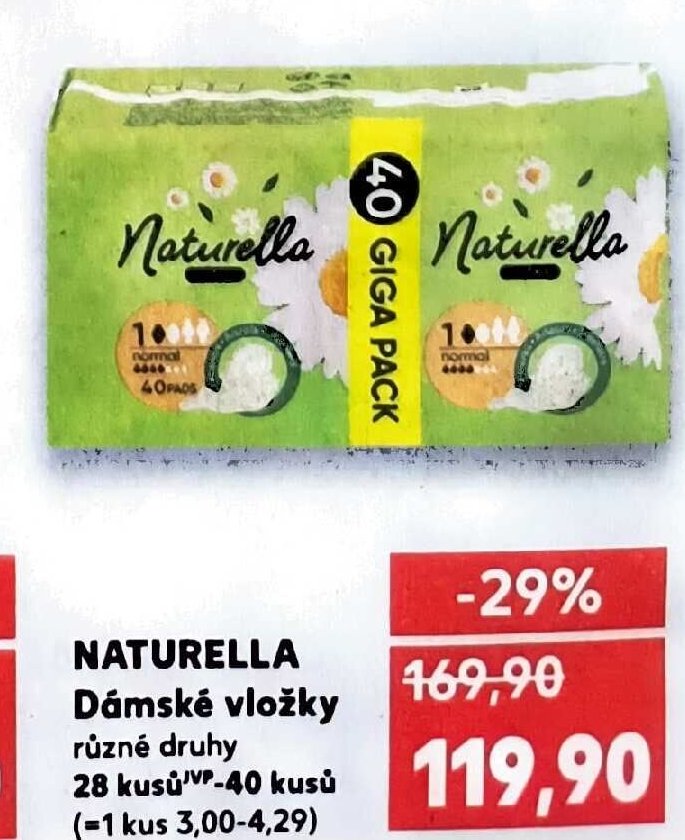NATURELLA Dámské vložky