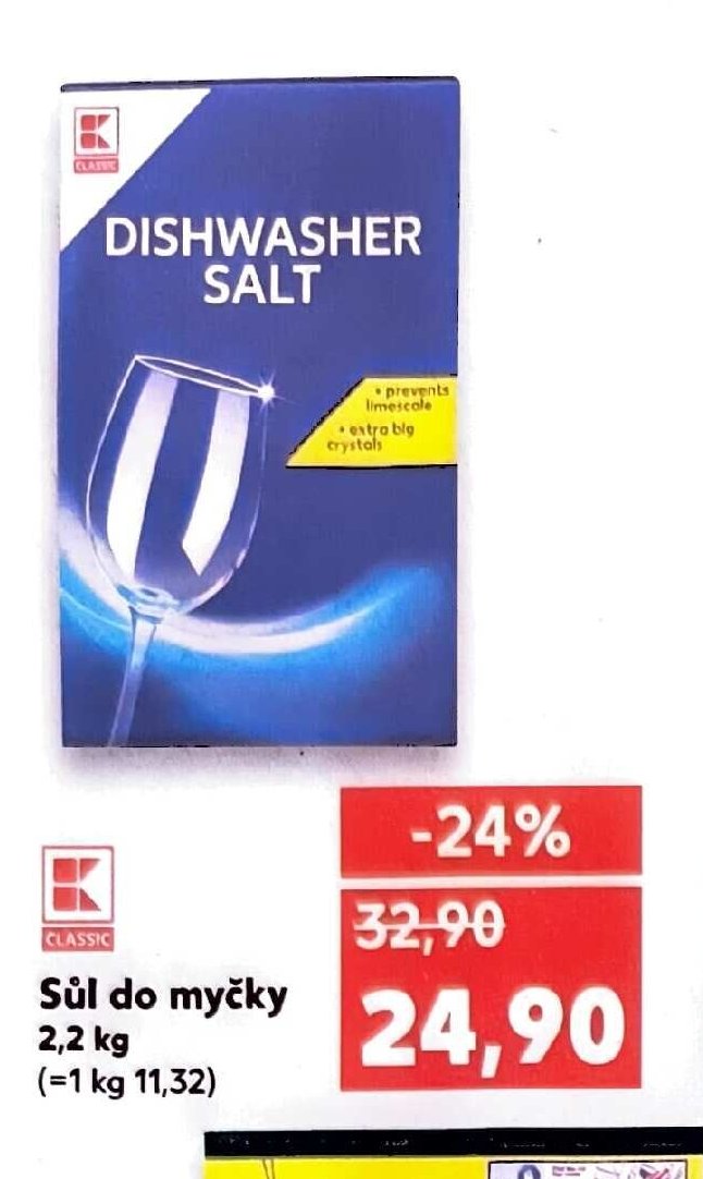 Sůl do myčky, 2,2 kg