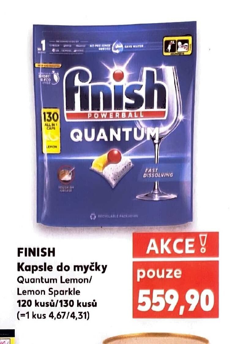 FINISH Kapsle do myčky Quantum
