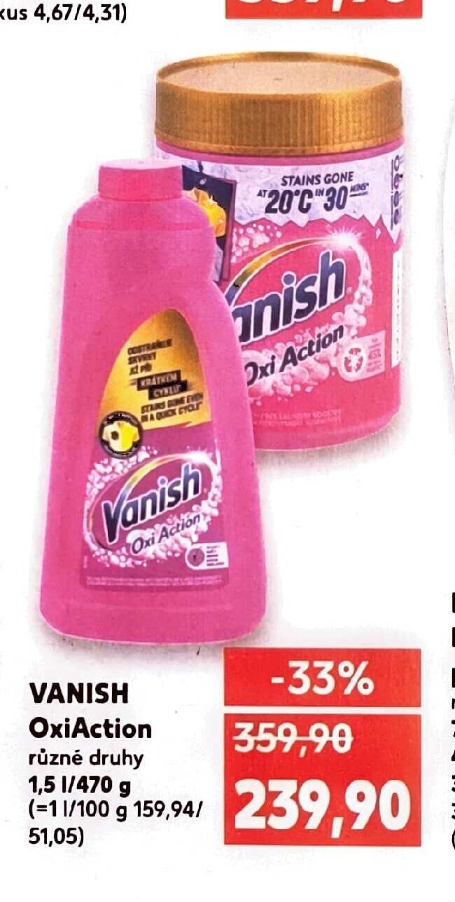 VANISH OxiAction