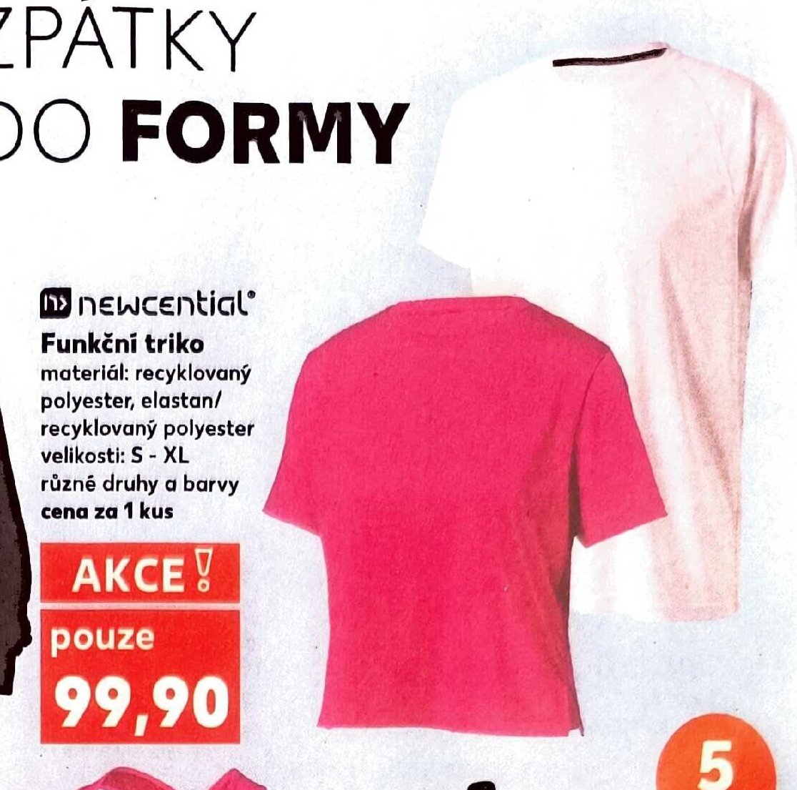Newcential Funkční triko - Kaufland akcniletaky.com