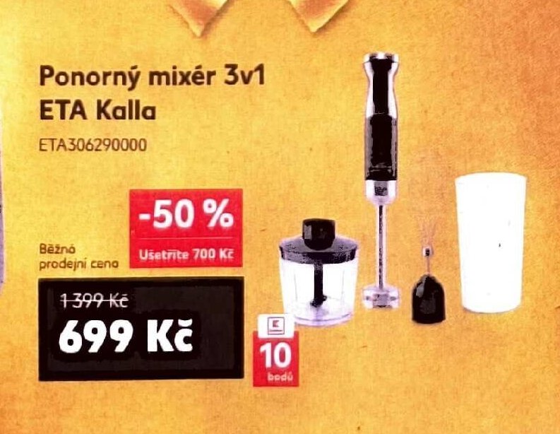 Ponorný mixér 3v1 ETA Kalla