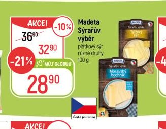 Madeta Sýrařův výběr