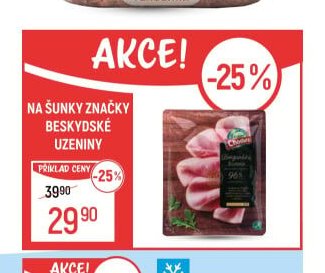Na šunky značky Beskydské uzeniny