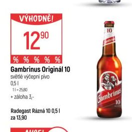 Gambrinus Originál 10