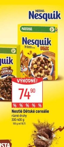 Nestlé Dětské cereálie