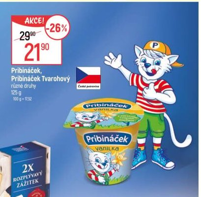 Pribináček, Pribináček Tvarohový