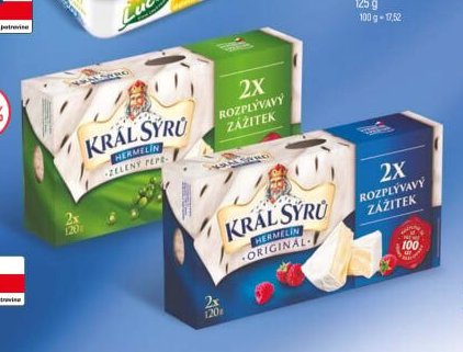 Král Sýrů Hermelín Duo