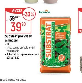 Substrát pro výsev a množení