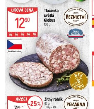 Tlačenka světlá Globus