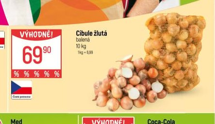 Cibule žlutá