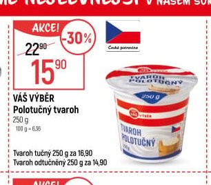 Váš výběr Polotučný tvaroh