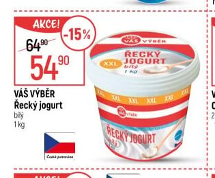 Váš výběr Řecký jogurt