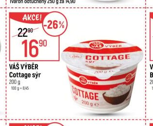 Váš výběr Cottage sýr
