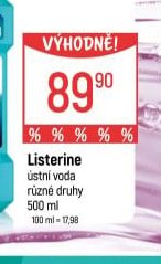 Listerine ústní voda (Cool Mint)