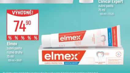 Elmex zubní pasta (běžná)