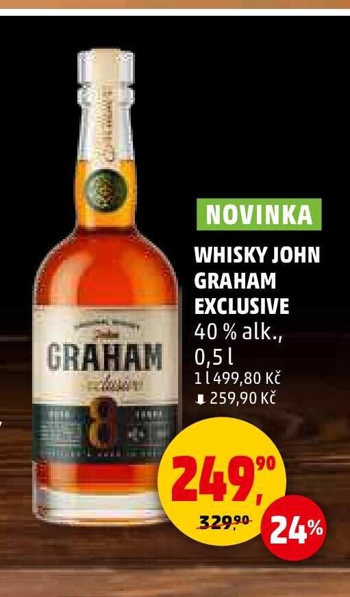 WHISKY JOHN GRAHAM EXCLUSIVE 40 % alk., 0,5 l