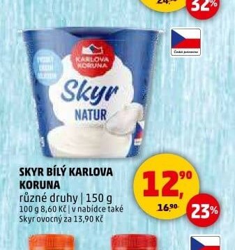 SKYR BÍLÝ KARLOVA KORUNA