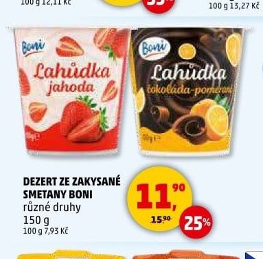 DEZERT ZE ZAKYSANÉ SMETANY BONI