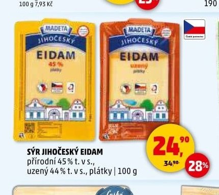 SÝR JIHOČESKÝ EIDAM
