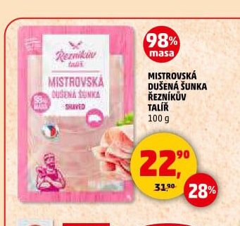 MISTROVSKÁ DUŠENÁ ŠUNKA ŘEZNÍKŮV TALÍŘ