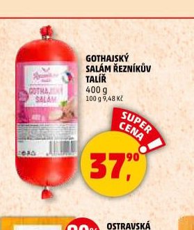 GOTHAJSKÝ SALÁM ŘEZNÍKŮV TALÍŘ