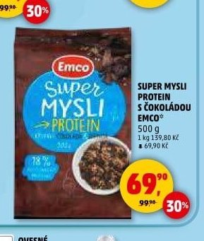 SUPER MYSLI PROTEIN S ČOKOLÁDOU EMCO - Penny Market akcniletaky.com
