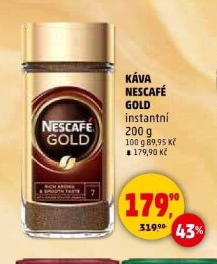 KÁVA NESCAFÉ GOLD instantní 200 g