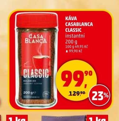 KÁVA CASABLANCA CLASSIC instantní 200 g