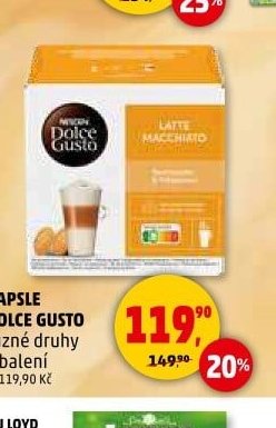 KAPSLE DOLCE GUSTO různé druhy 1 balení