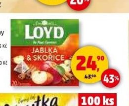 ČAJ LOYD různé druhy 30/40 g