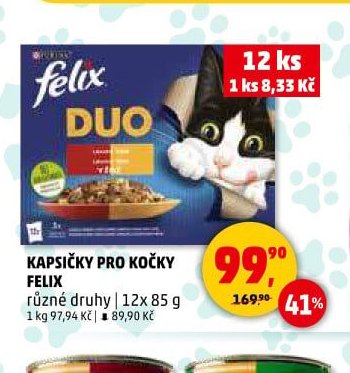 Kapsičky pro kočky Felix