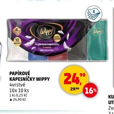Papírové kapesníčky Wippy