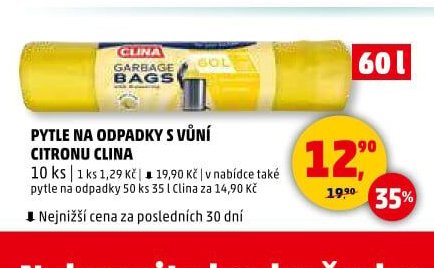 Pytle na odpadky s vůní Citronu Clina