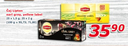 Čaj Earl Grey Lipton